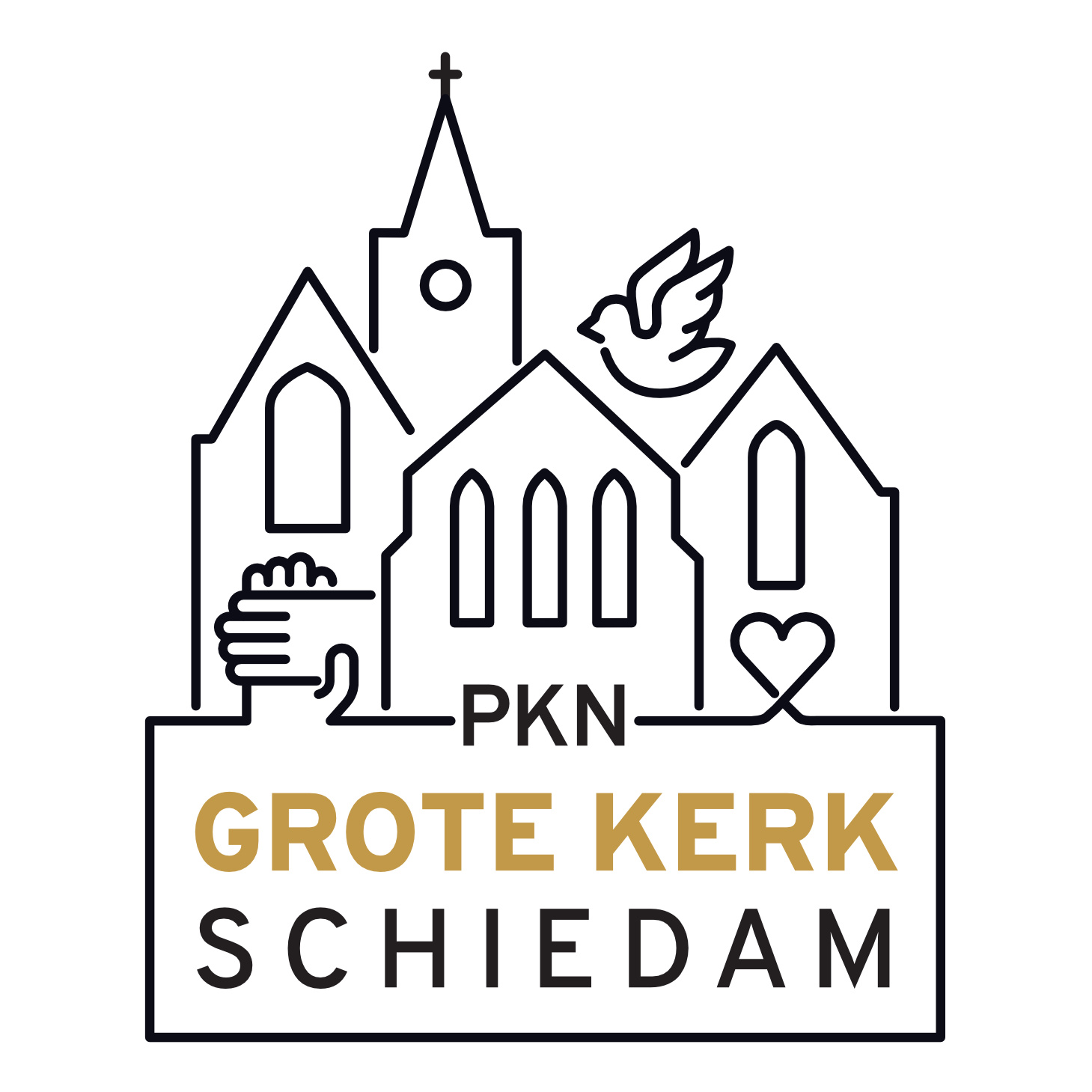 Logo Grote Kerk Schiedam PKN
